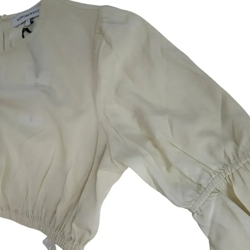 WeWoreWhat Ruffle Cropped Top - Picture 5 of 5
